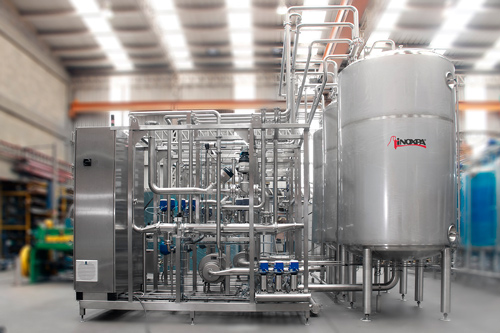 CIP-system til en kaffeekstraktionslinje