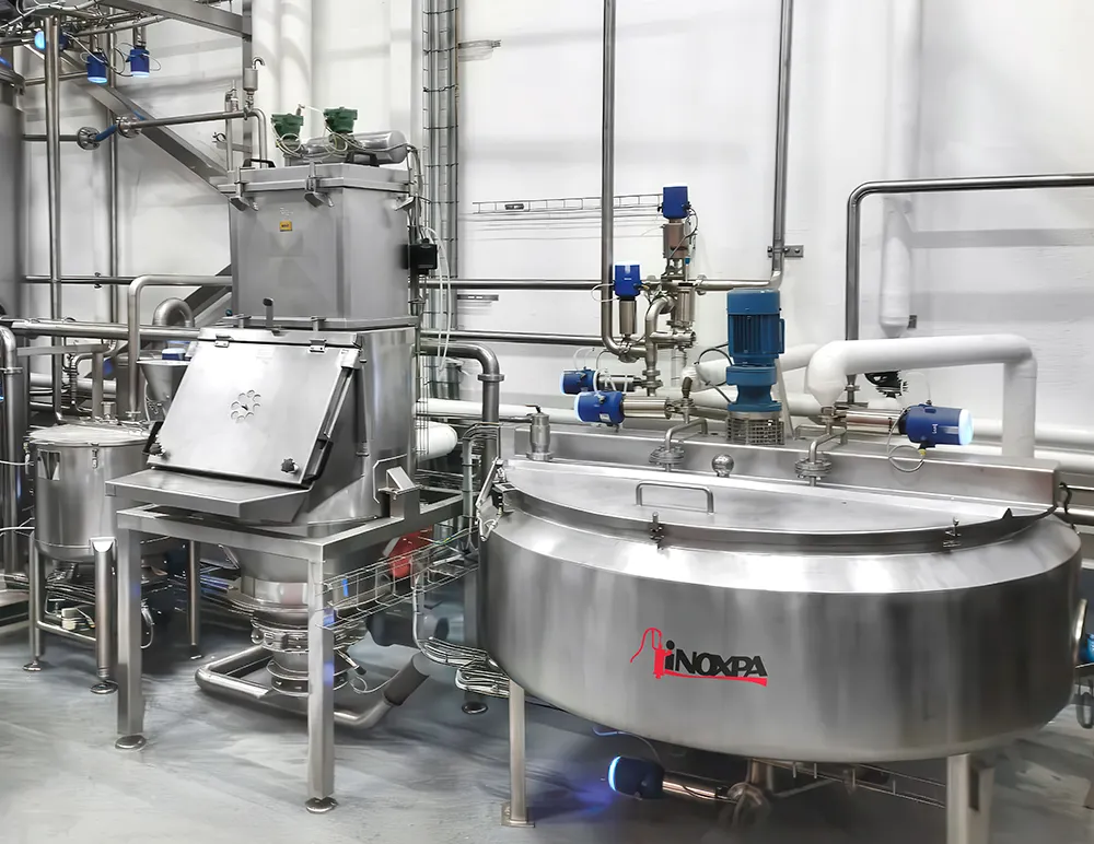 Produktion af overtræk og sirup til is